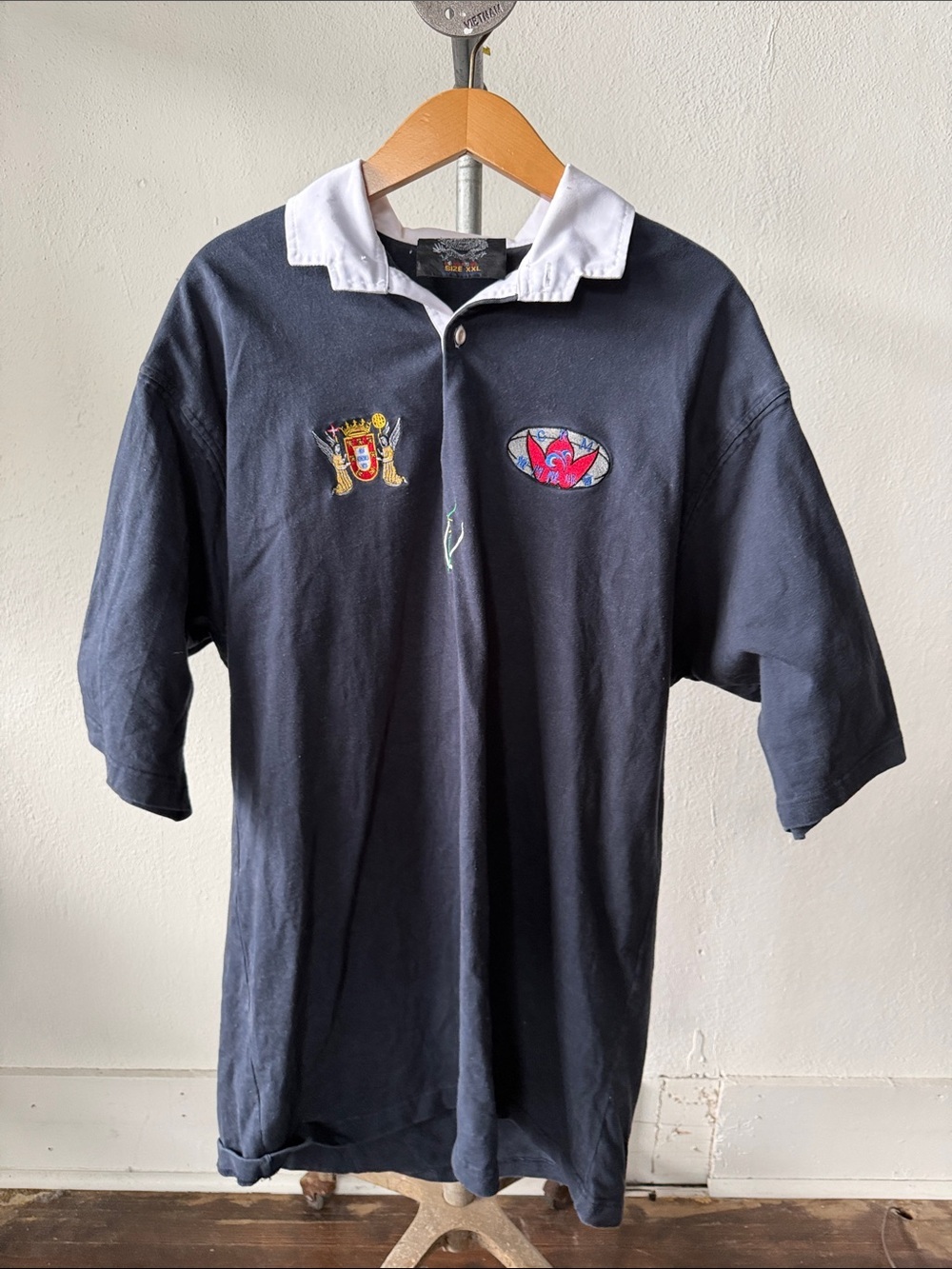 Vintage Rugby Polo Shirt Size XXL